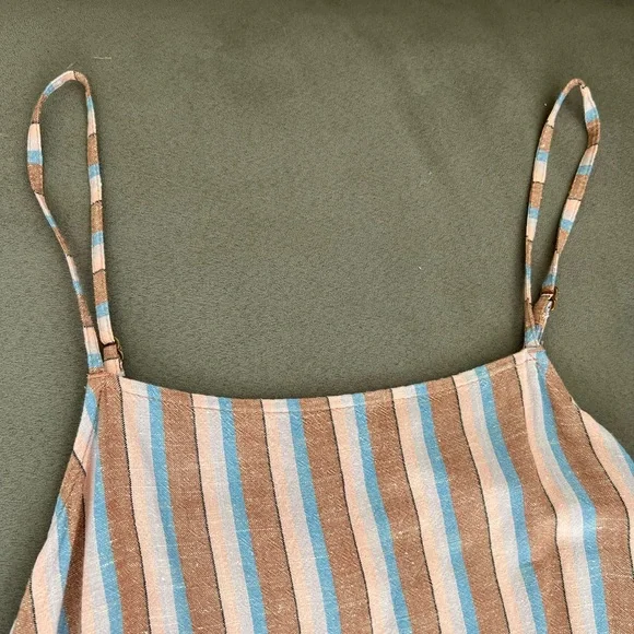 Billabong Women’s Woven Striped Mini Sundress Dress gently used - Picture 5 of 7